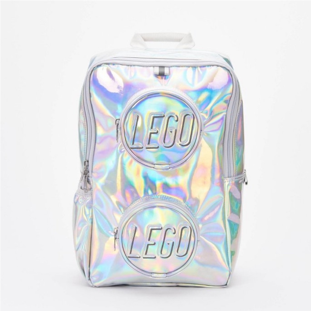 NWT LEGO Holographic Brick 15" Backpack - Picture 2 of 14